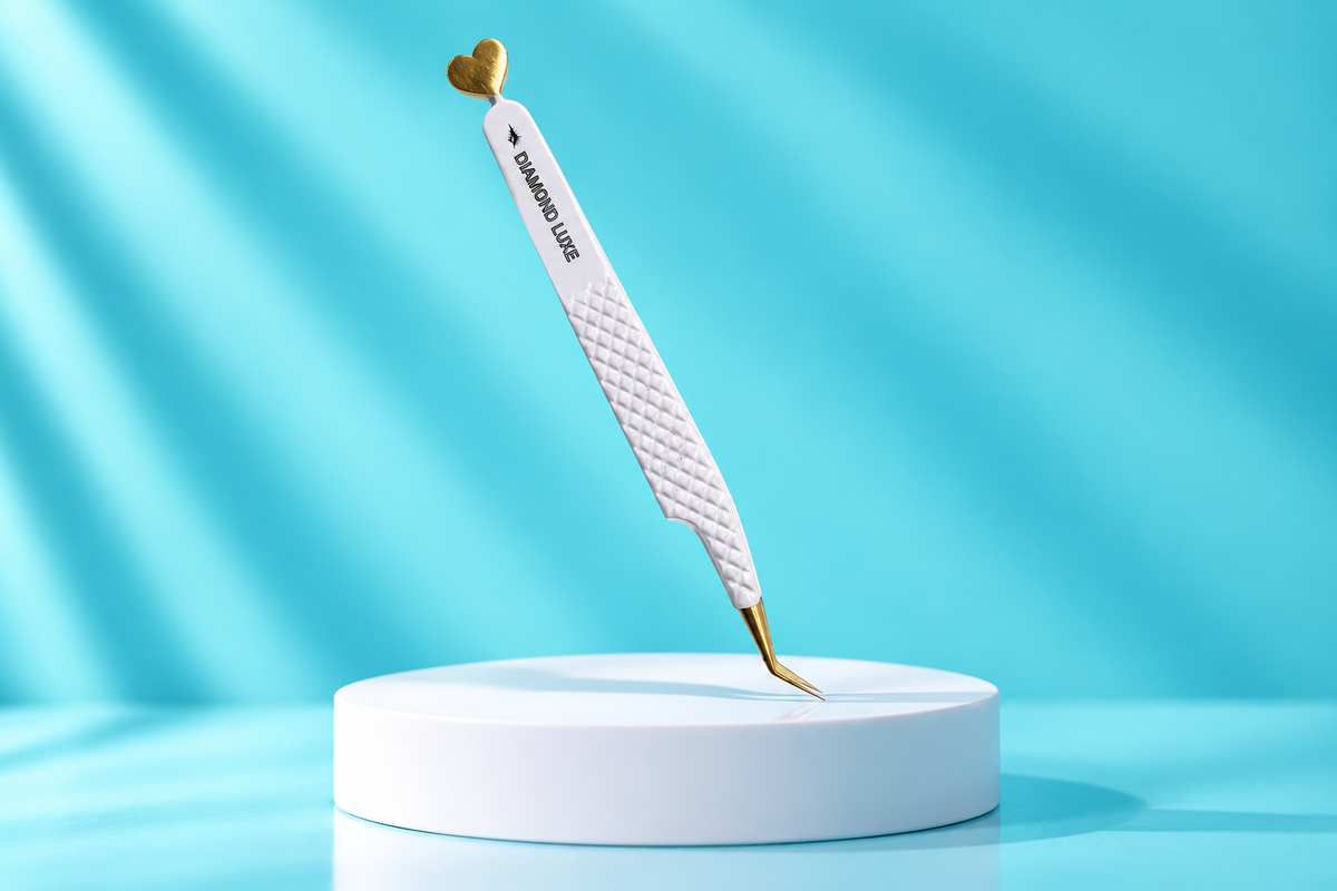 White tweezer collection